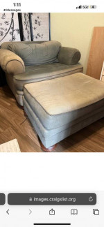 SOFA LOVE SEAT AND OTTOMAN