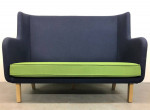 Knoll Sofa Loveseat Couch TWO Modernist Highback Sofas $385 Each