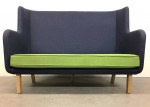 Knoll Sofa Loveseat Couch TWO Modernist Highback Sofas $385 Each