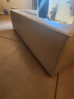 Like new Custom Leather Bonham Sofa