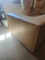 Like new Custom Leather Bonham Sofa