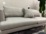 New Gray Mid Century Modern style Sofa By All Modern, delivery included