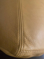 L-shape Genuine 100% leather sofa (Honey color)