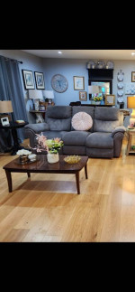 Sofa AND loveseat electric RECLINERS w/ phone charging outlets!