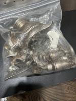 442g Super Large Lot of Assorted Sterling Silver scape clean and Teste