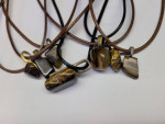 Tumbled stones & necklaces.