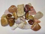 Tumbled stones & necklaces.