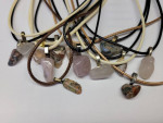 Tumbled stones & necklaces.