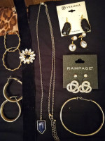 MIXED JEWELRY and CONTAINER