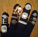 MIXED JEWELRY and CONTAINER