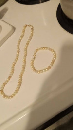 3PC PEARL SET 14K GOLD CLASP
