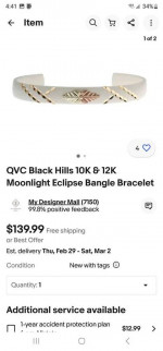 Black Hills Gold Bangle Bracelet from QVC