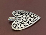 James Avery Mother's Day Heart Pendant New
