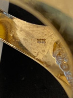 14 K gold Amber man’s ring