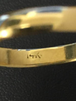 14 K wedding band