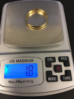 14 K wedding band