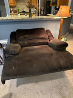 Very Nice Wide Recliner Chair and Reclining Sofa