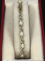 fire opal bracelet
