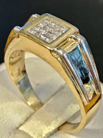 diamond Man’s gold ring