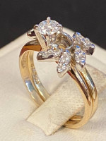 Diamond engagement set