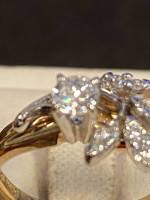 Diamond engagement set