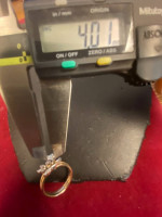Diamond engagement set