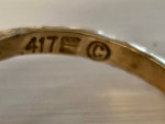 10k and 14k gold kids rings