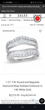14k white gold 3ct diamonds wedding right