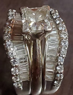 14k white gold 3ct diamonds wedding right