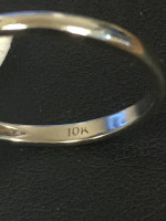 White  gold ring