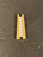 Diamond & gold charm pendant