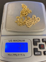 Gold special mother necklace
