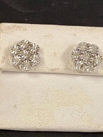 Diamond lady’s earrings
