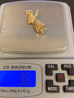 14 K gold charm
