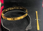 Yellow gold Cartier Love bracelet sz 16