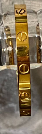 Yellow gold Cartier Love bracelet sz 16