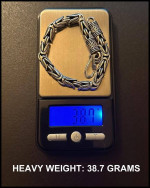 Brand New Men's 925 Silver Byzantine Chain Bracelet 6mm 7mm SEE PICS