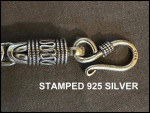Brand New Men's 925 Silver Byzantine Chain Bracelet 6mm 7mm SEE PICS