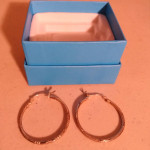 Sterling SILVER Earrings. Hoops. Hoop earrings 925 fine jewelry