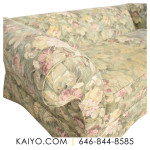 Ethan Allen Floral Roll Arm Sofa (Was 2200)