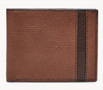 Fossil Ennis RFID Traveler Men's Wallet - Brown - BRAND NEW SEALED