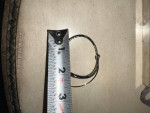 Hammered Open Metal Circle Hook Bracelet