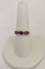 1.5 Carat Rhodolite Purple Garnet Ring 14k 2.5 Grams Retail Price $825