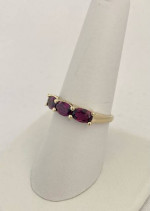 1.5 Carat Rhodolite Purple Garnet Ring 14k 2.5 Grams Retail Price $825