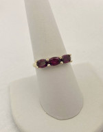 1.5 Carat Rhodolite Purple Garnet Ring 14k 2.5 Grams Retail Price $825