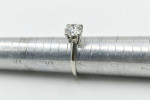 Platinum Solitaire 1¾ CT Round Diamond Wedding Engagement Ring Sz 6.75