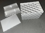 7-piece white stackable jewelry organizer!