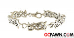 Fancy Sterling Silver Bracelet .925 Silver. New!