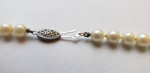 Pearl Necklace & Matching Diamond & Pearl Earrings