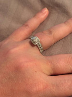 Gorgeous Halo Helzberg Rings